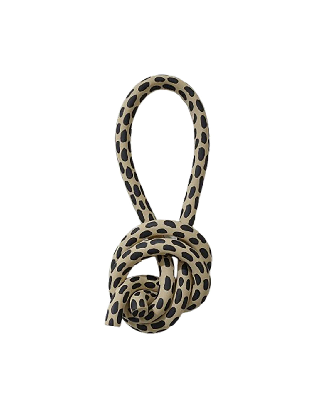 Nodo murale con pennellate nere