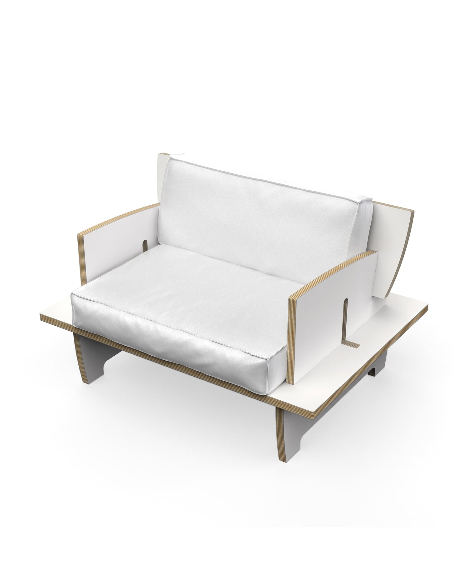 Cinque poltrona - bianco