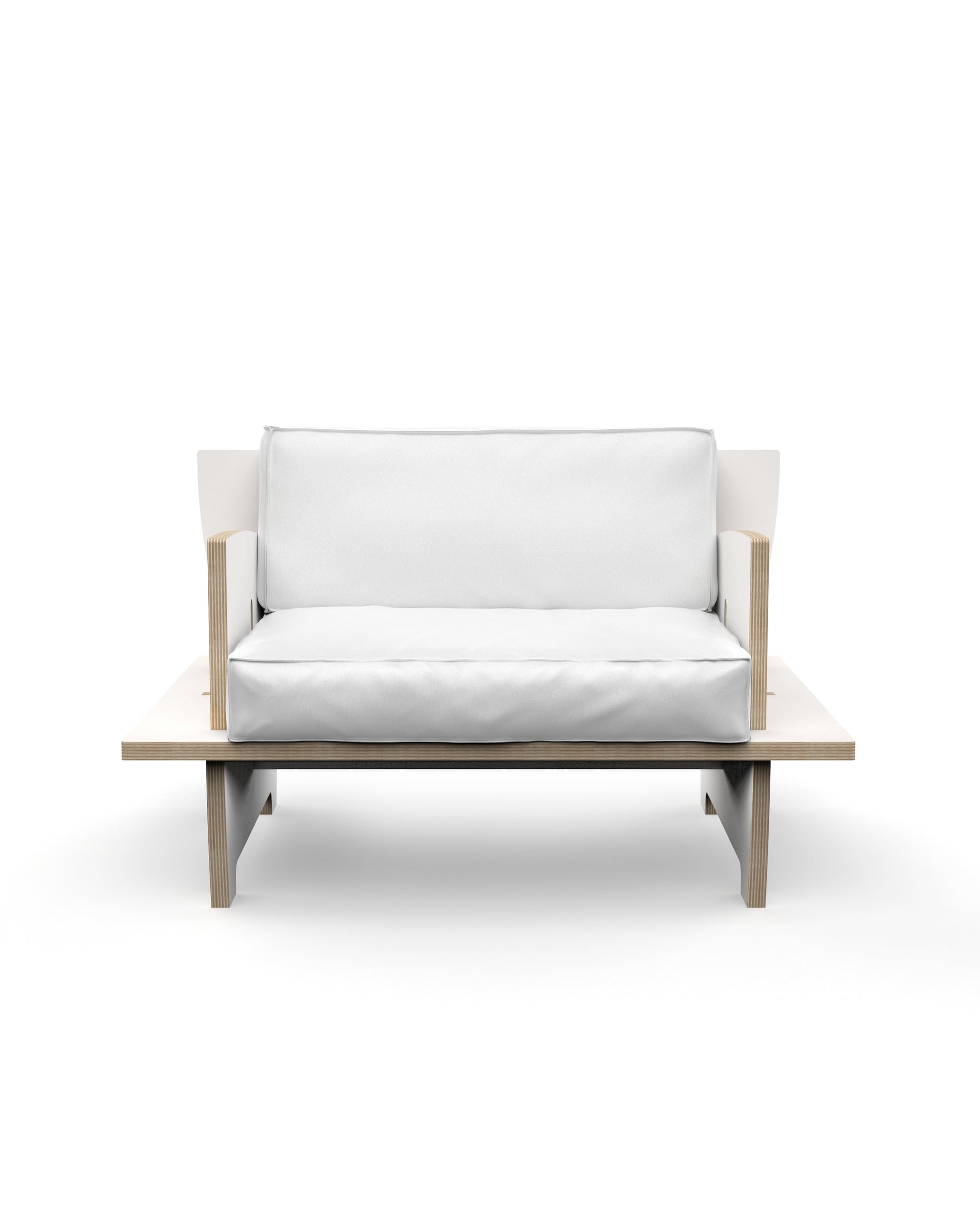 Cinque poltrona - bianco