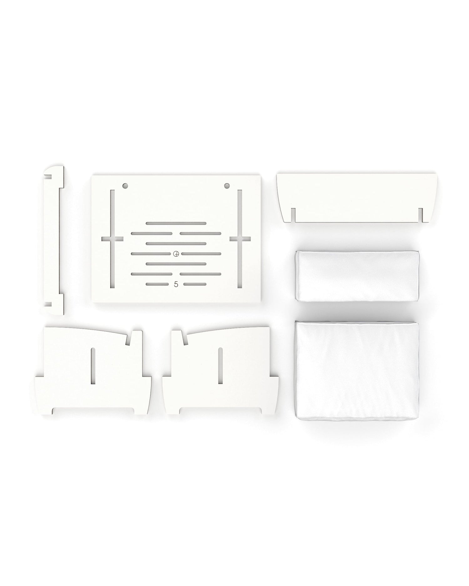 Cinque poltrona - bianco