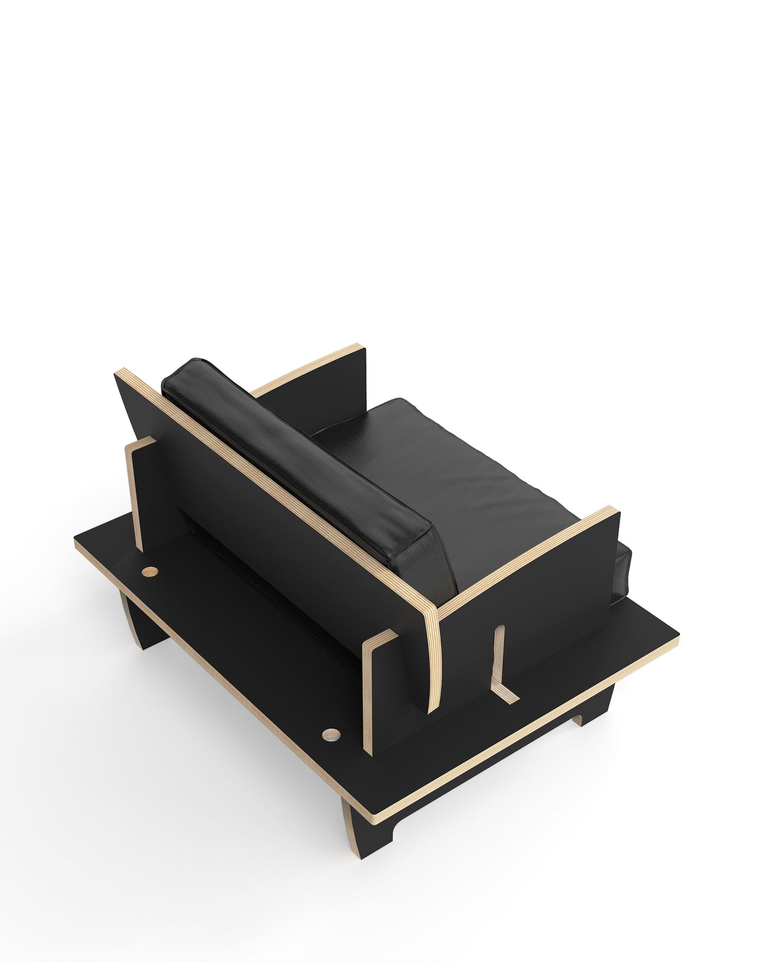 Cinque poltrona - nero