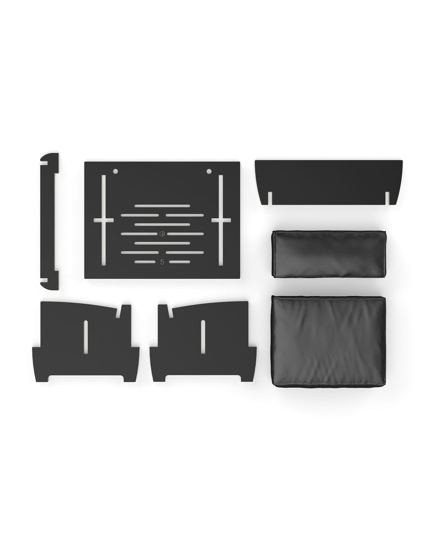 Cinque poltrona - nero