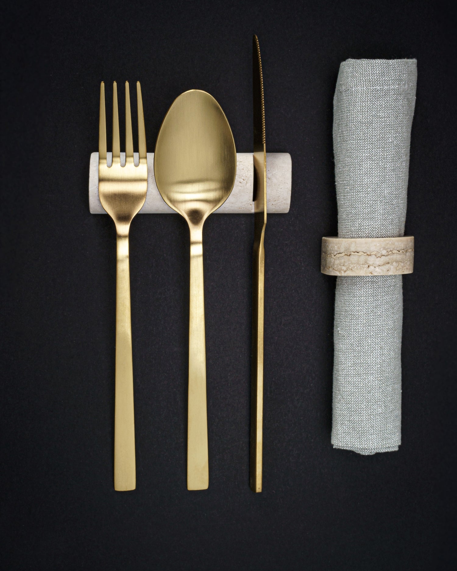 Carolino - Travertino (set 4 pezzi)