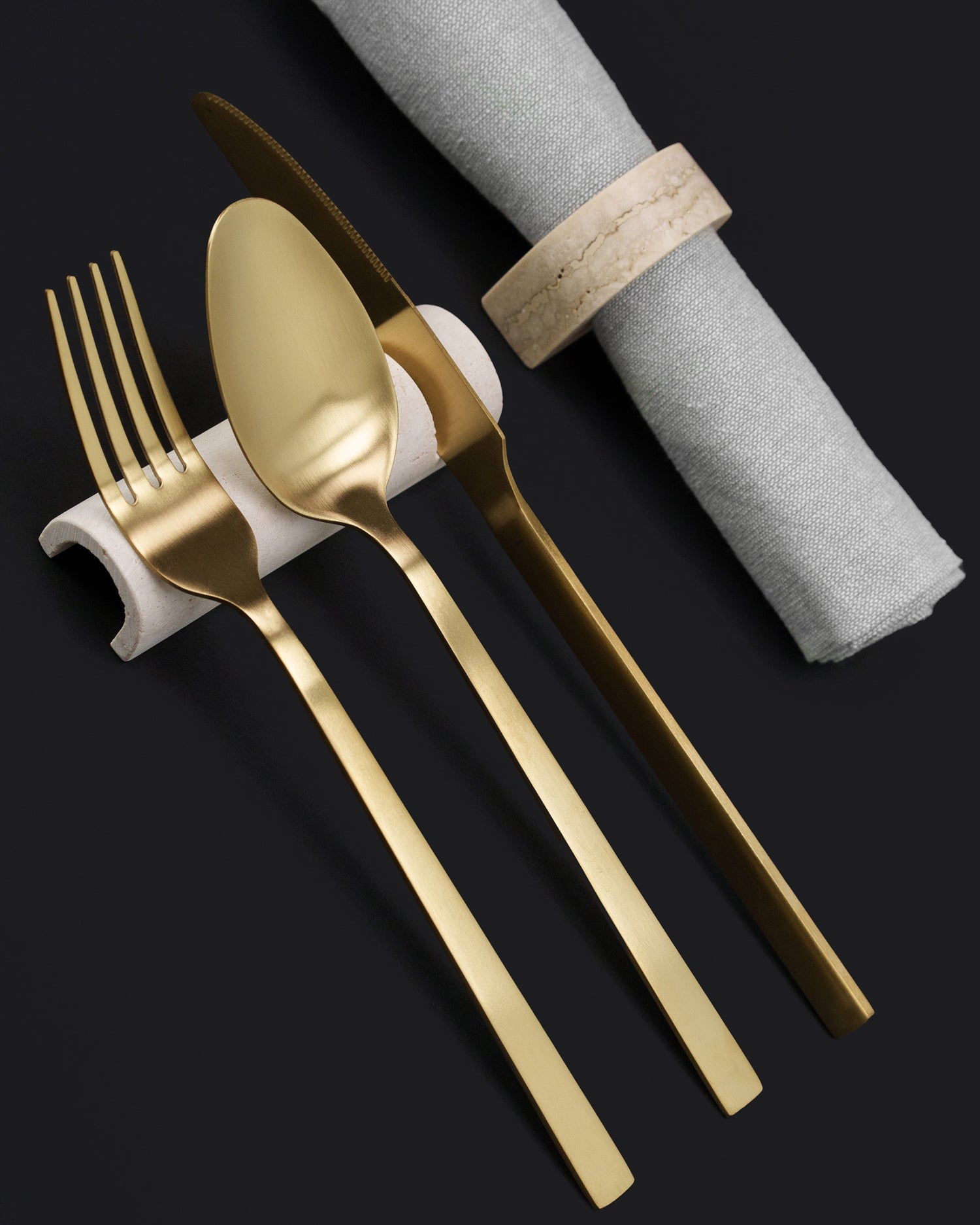 Carolino - Travertino (set 4 pezzi)