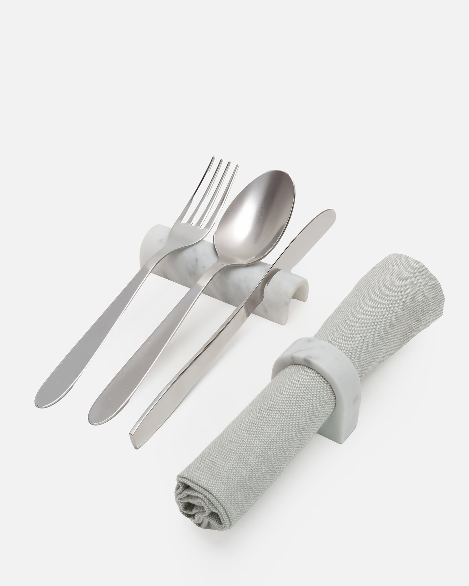 Foro - Marmo di Carrara (set 4 pezzi)