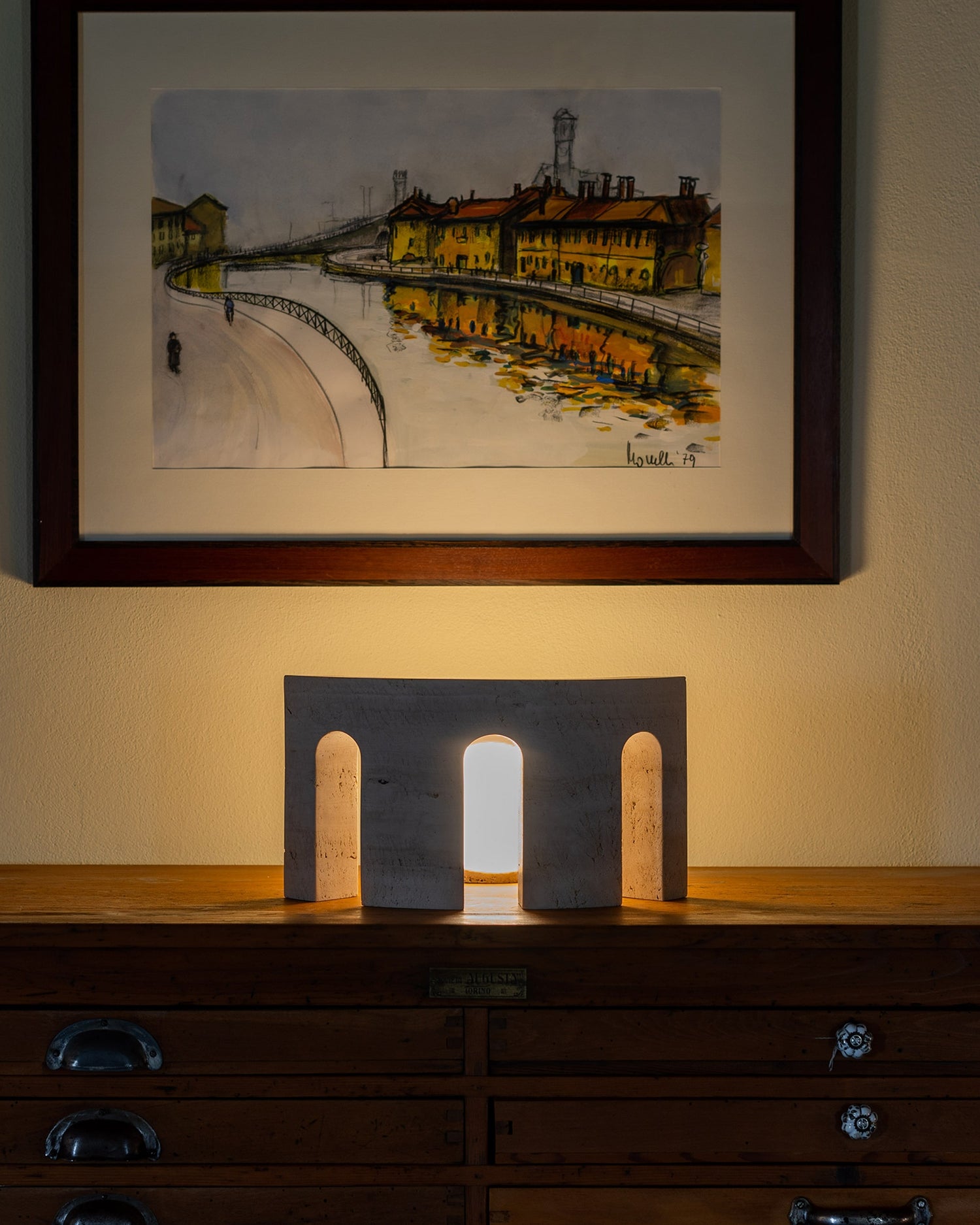 Gladio+Alba - Travertino