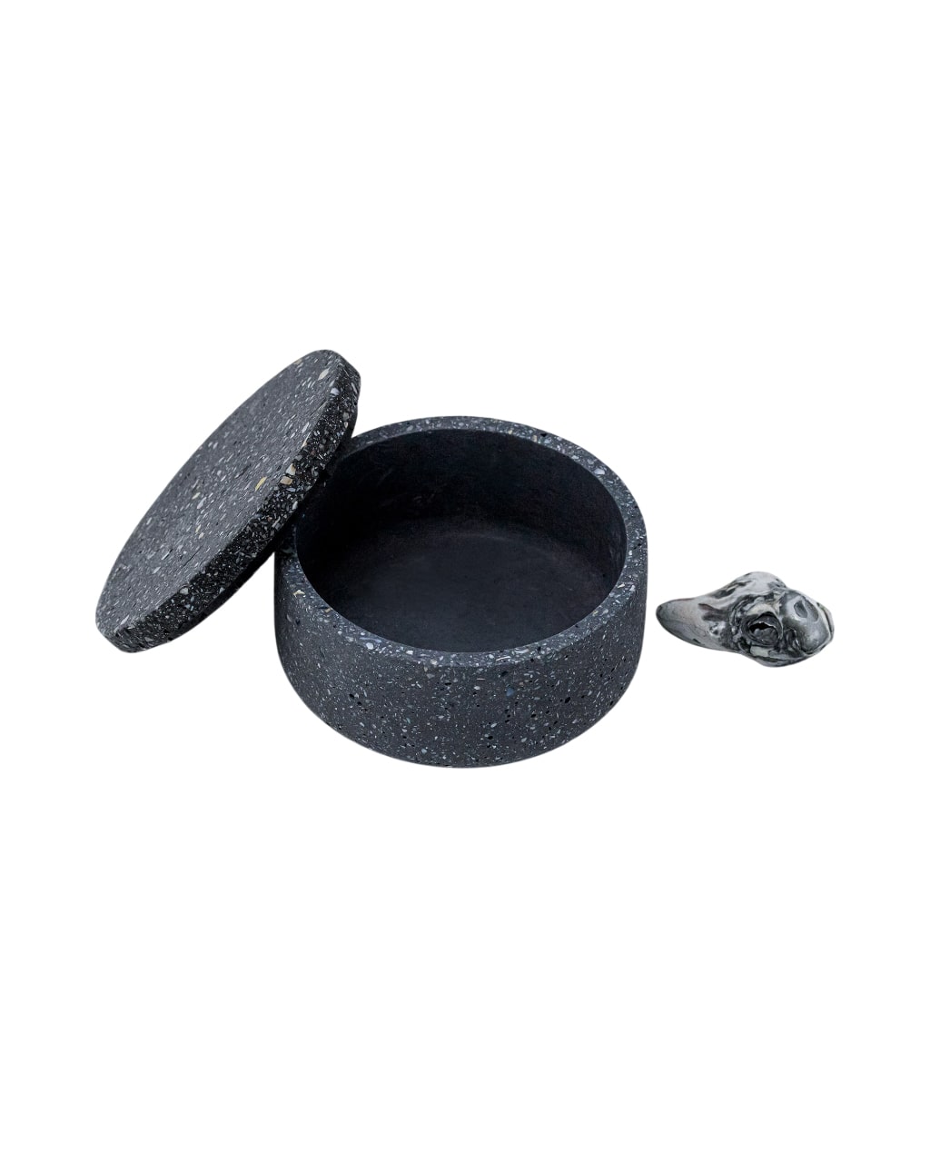 Salsedine Jar with lid - nero