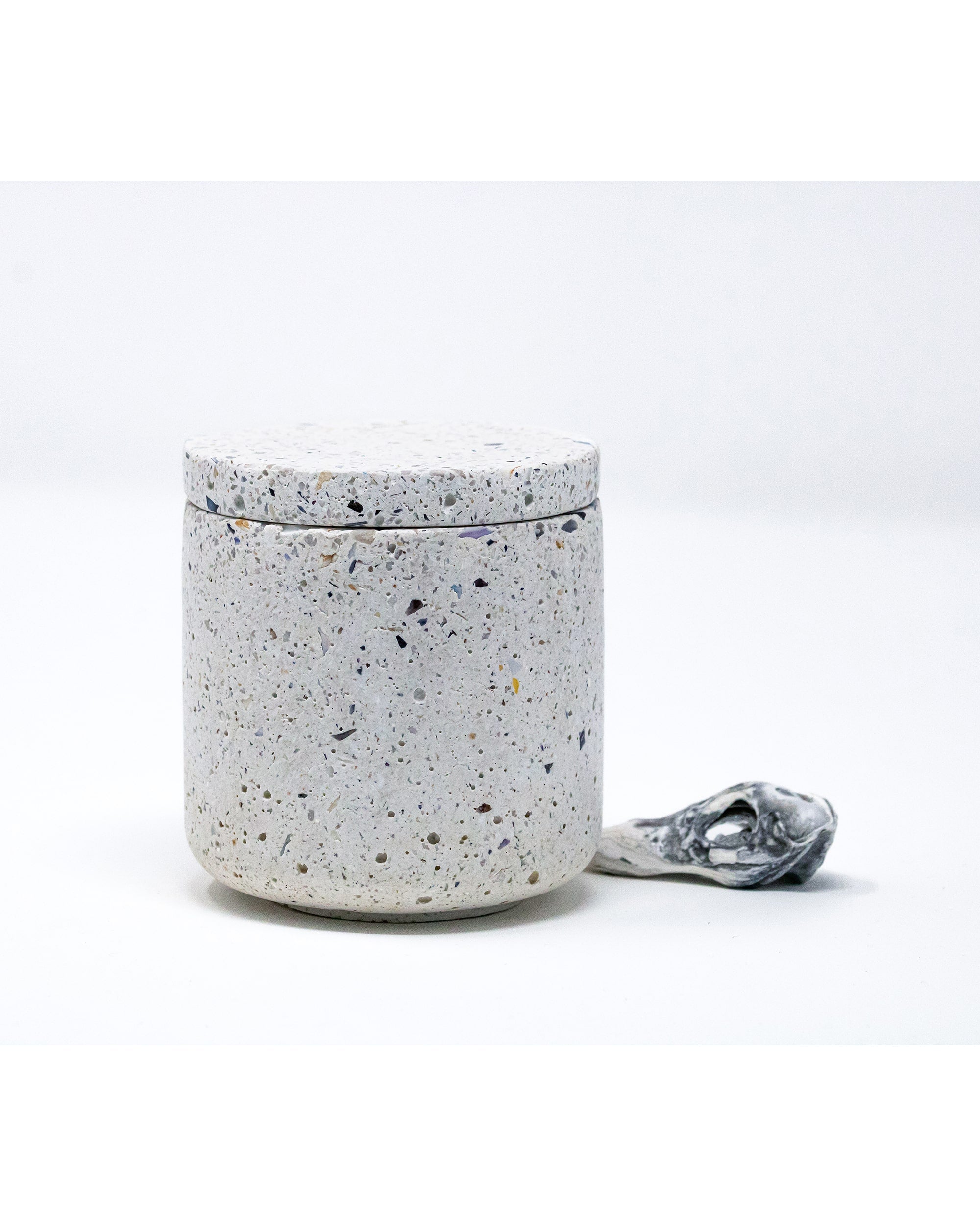 Salsedine Small Jar with lid - bianco