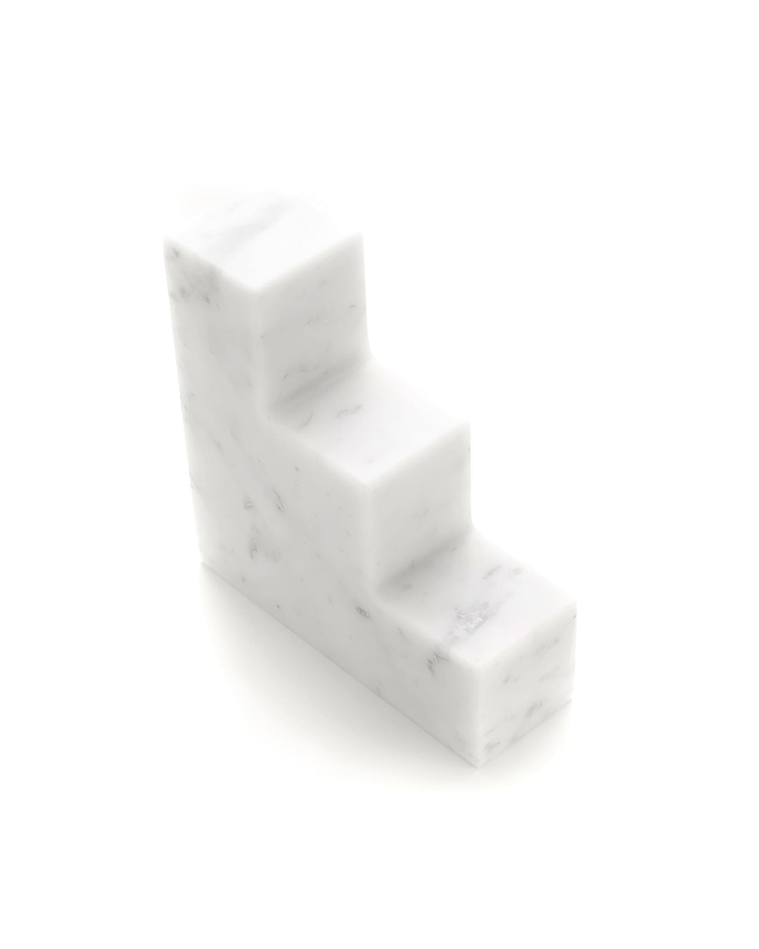 Li ho letti tutti - Bookend in white Carrara marble.