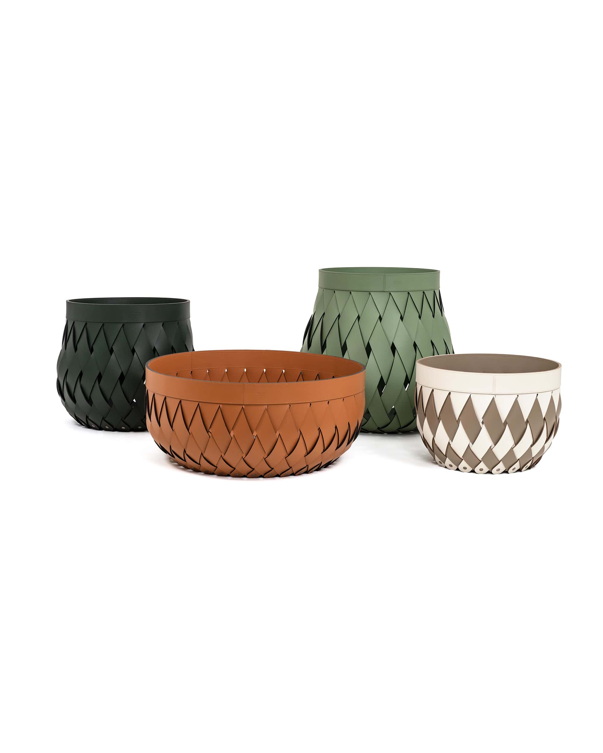 Basket - Medium Canaria - Forest green
