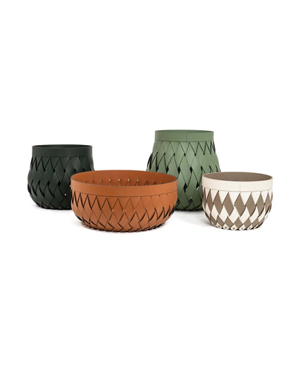 Basket - Medium Canaria - Forest green