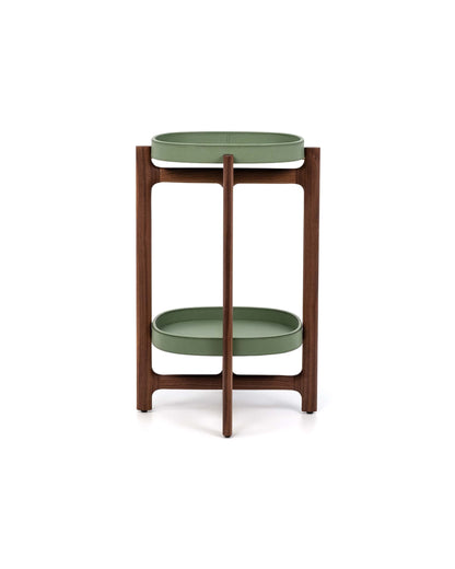 Folding coffee table - Chelsea - Olive green