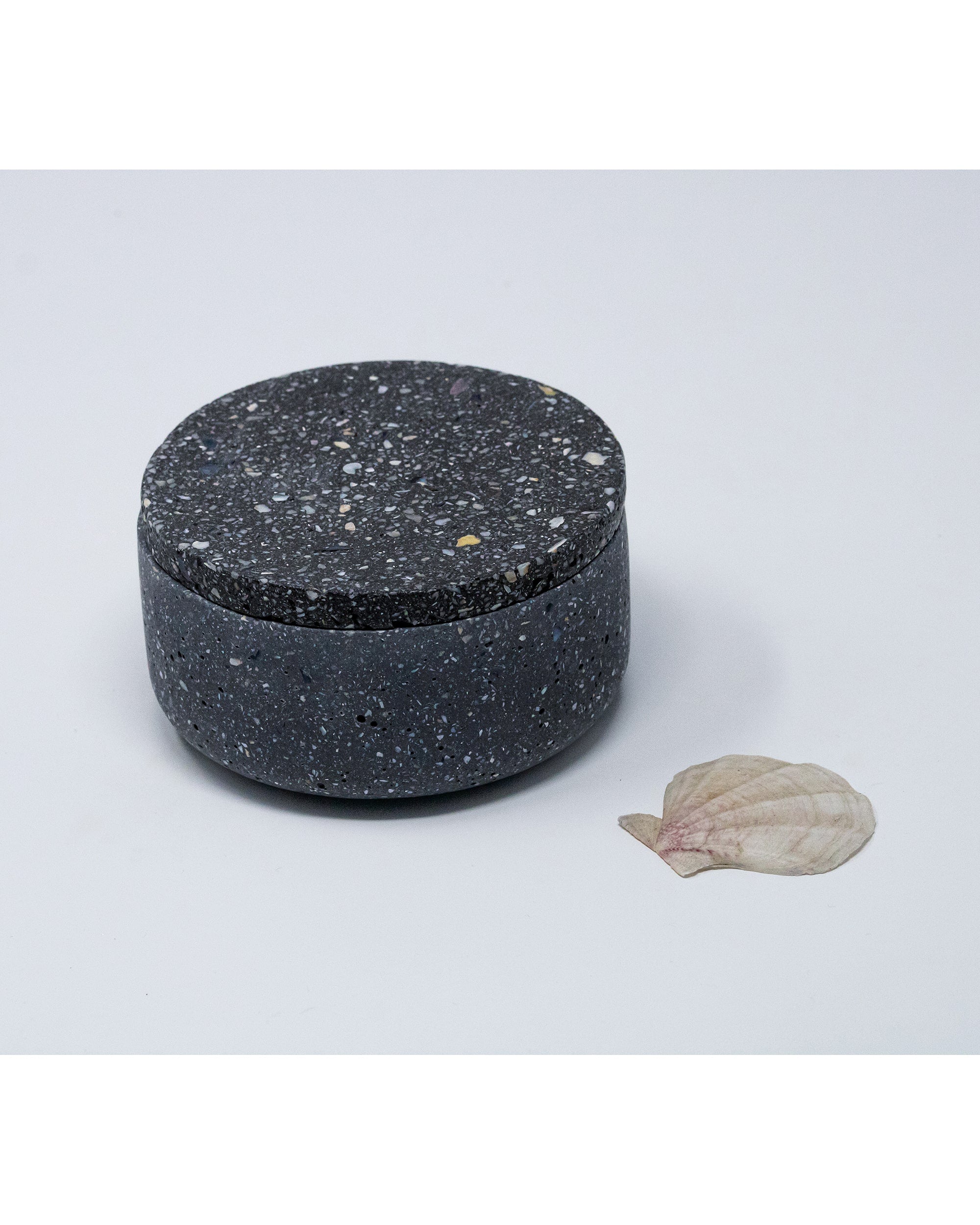 Salsedine Candle Jar with lid - nera