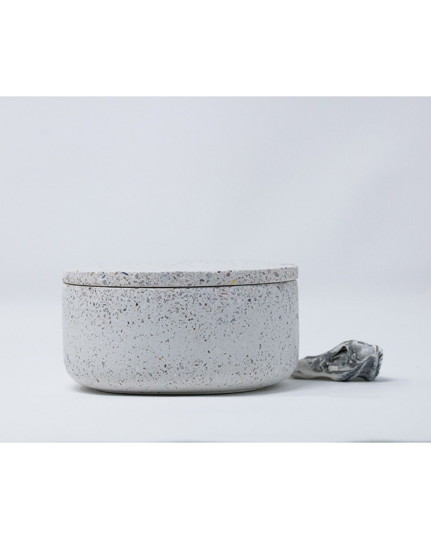 Salsedine Candle Jar with lid - bianca