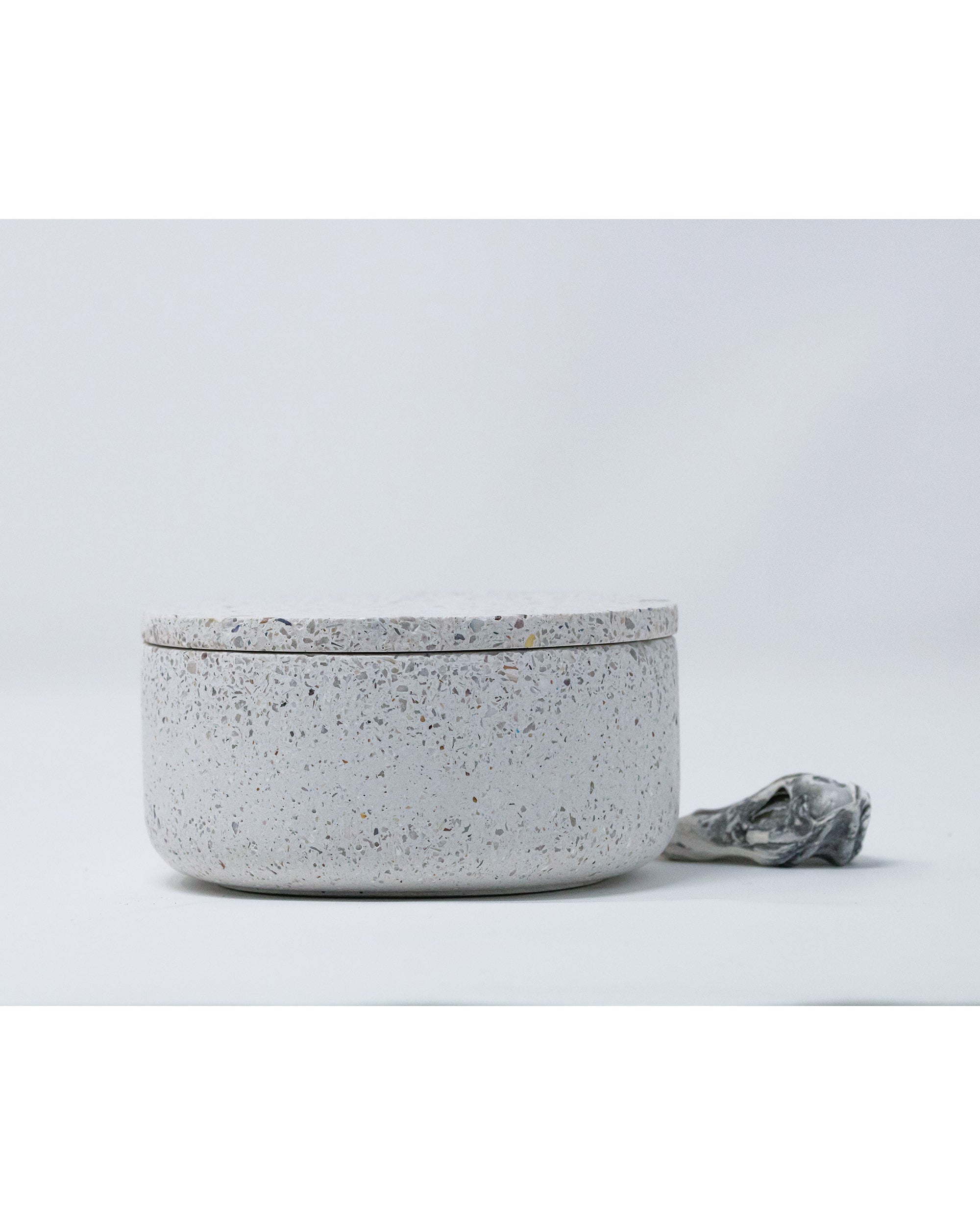 Salsedine Candle Jar with lid - bianca