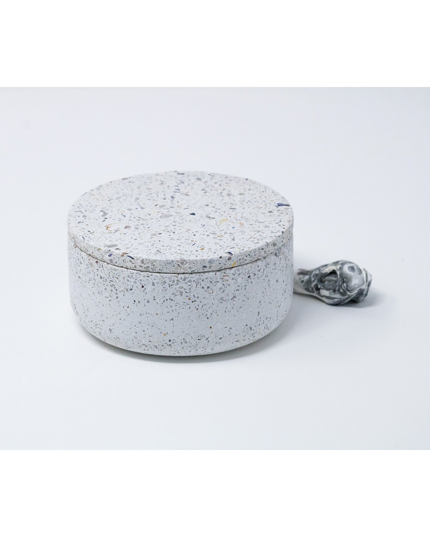 Salsedine Candle Jar with lid - bianca