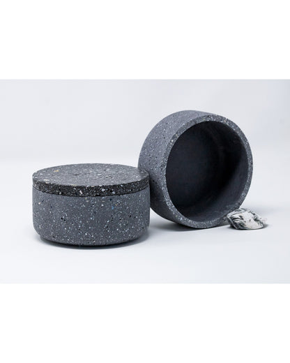 Salsedine Jar with lid - nero