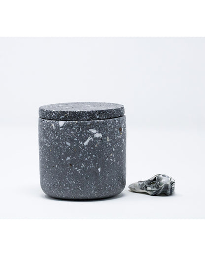 Salsedine Small Jar with lid - nero