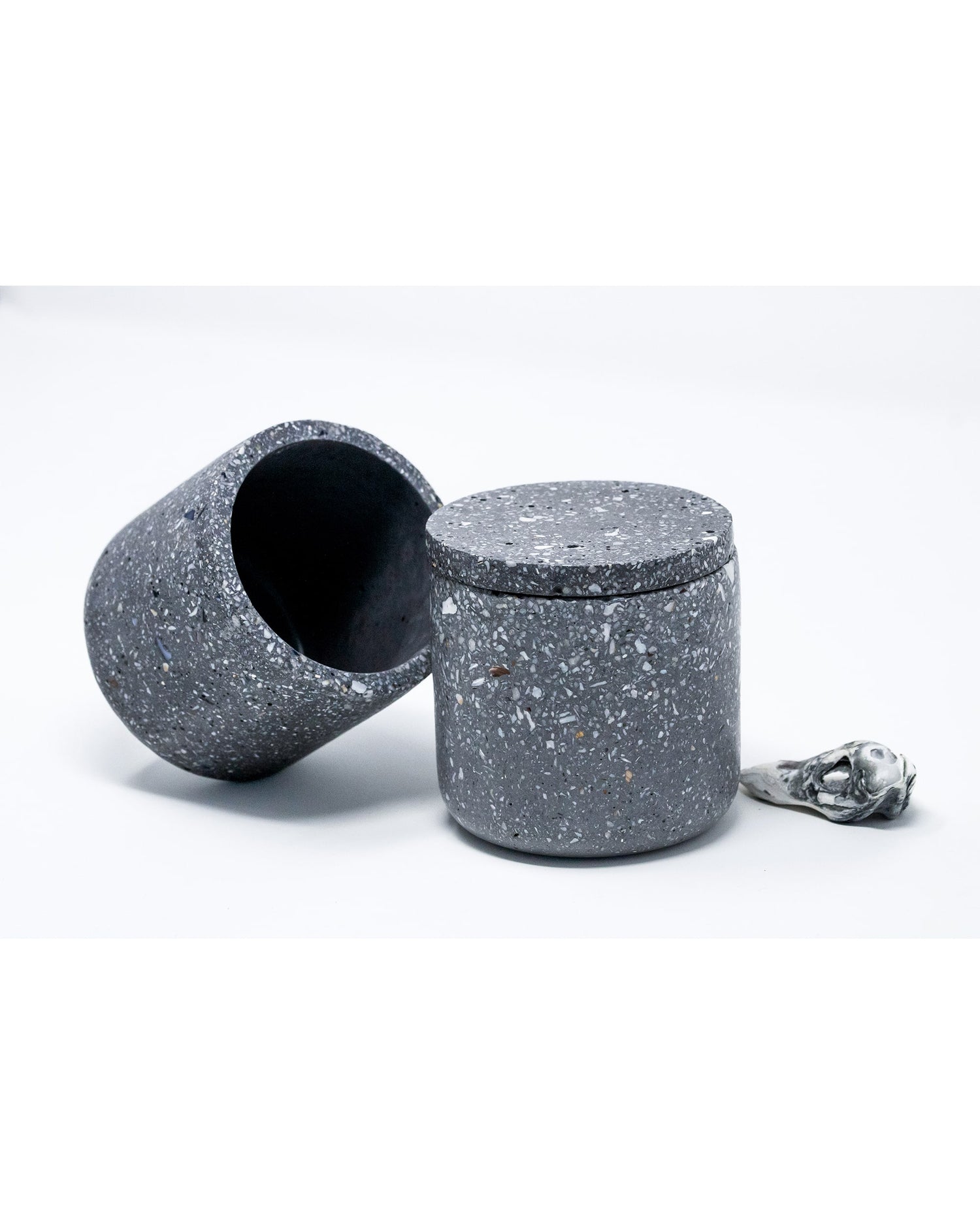 Salsedine Small Jar with lid - nero