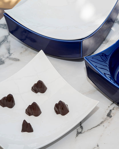 Wave - Contenitore per cioccolatini con vassoio