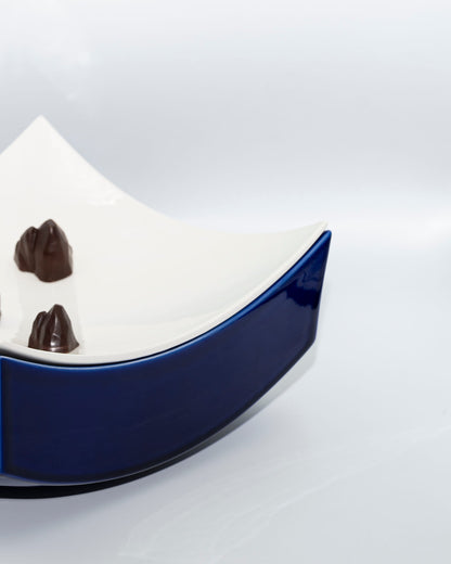 Wave - Contenitore per cioccolatini con vassoio