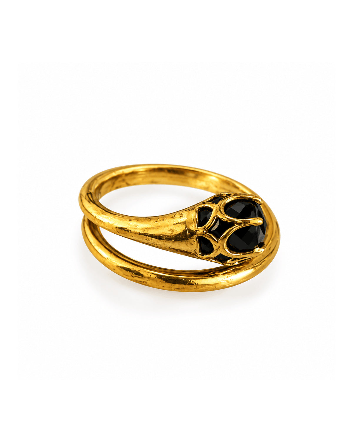Anello Vulcano pietra singola