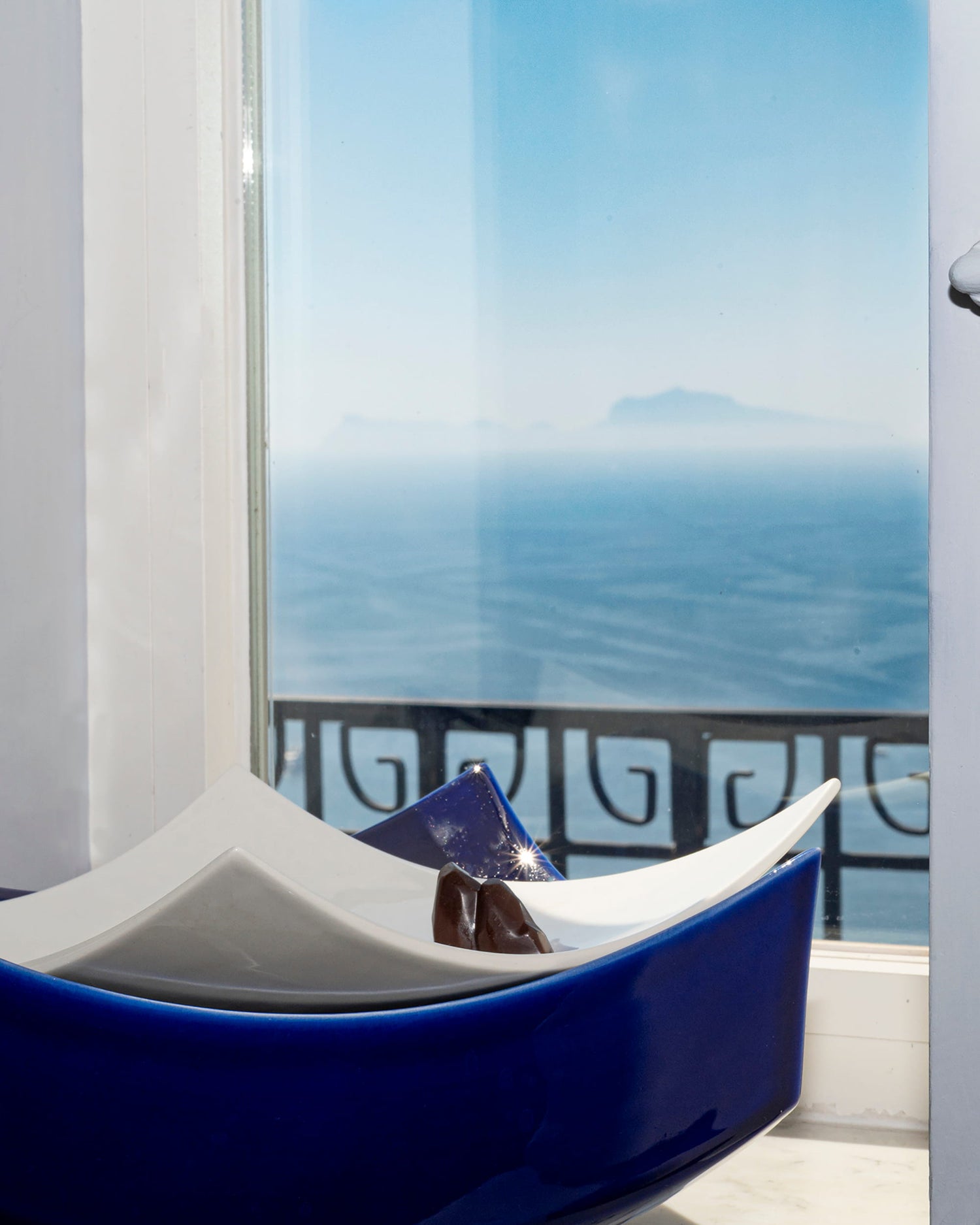 Wave - Contenitore per cioccolatini con vassoio